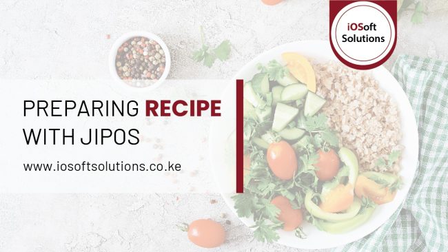 how to make recipe using jipos system